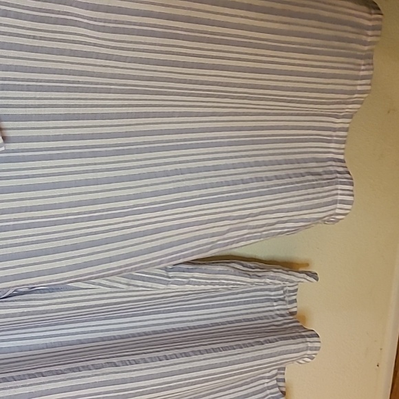 V BY VIOLET WEEKEND Women's Blue/White Striped Jumpsuit - Size 12 - Picture 6 of 15